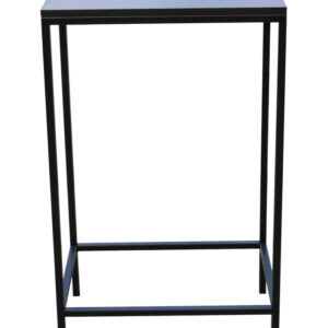 Stolik barowy Loft industrialny śniadaniowy 60 x 40 cm czarny